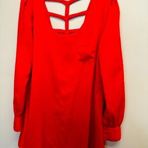 Very J - size Large- Red- Tunic/short Dress